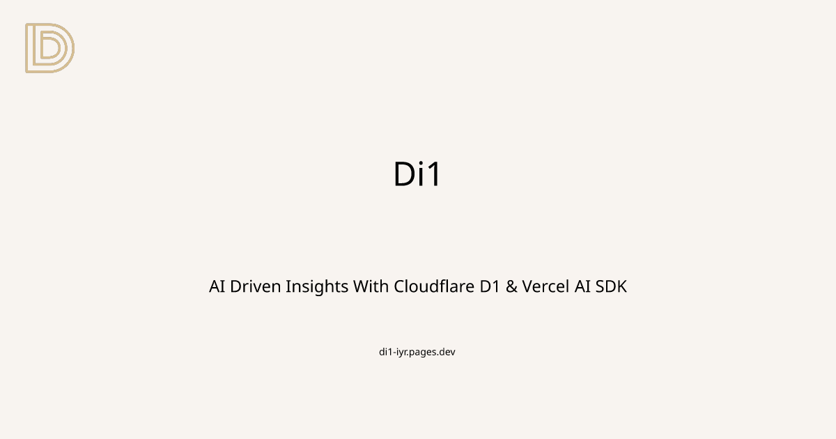 Cloudflare AI Hackathon Preview